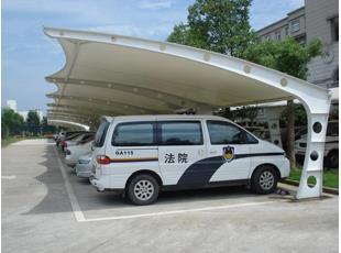 膜結構停車棚02